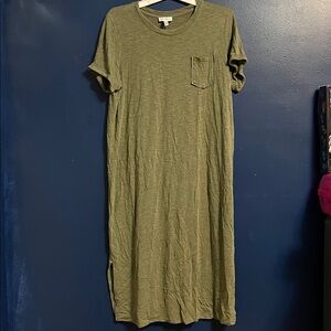 Jessica Simpson Green Tee Dress